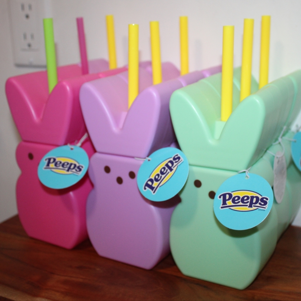 Bunny Shaped Party Cups - Pink, Purple, and Green